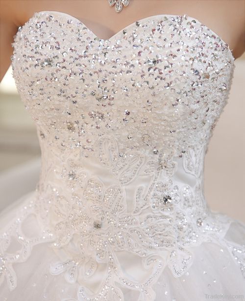 tube top wedding dress tail dress