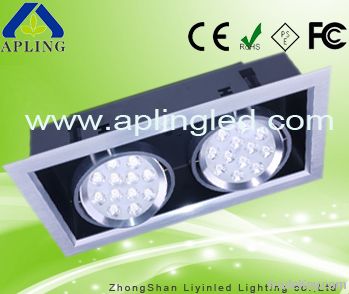 LED grille downlight