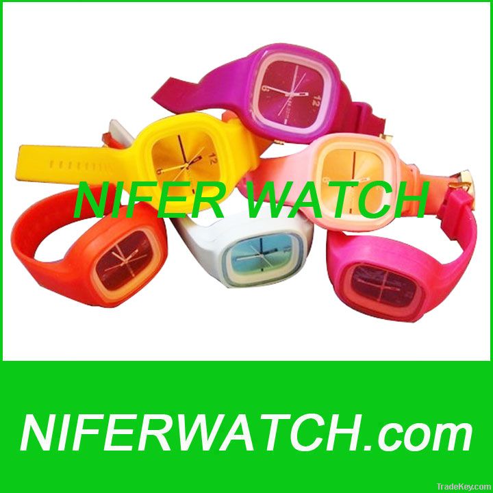 Jelly Watch Colorful ODM Watches / SS. COM Watch