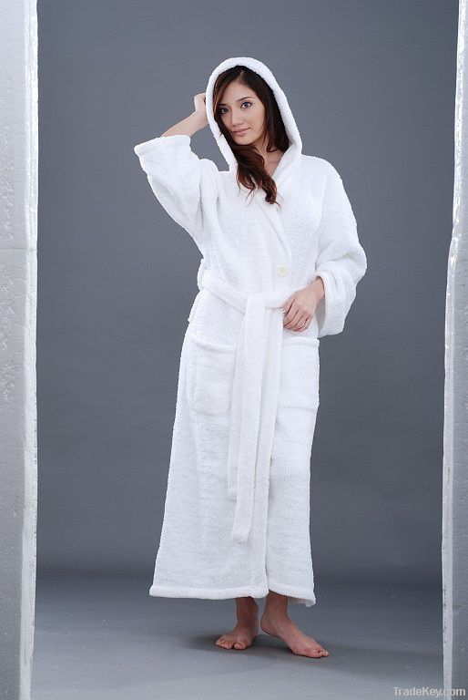 White Cotton Bath Robes