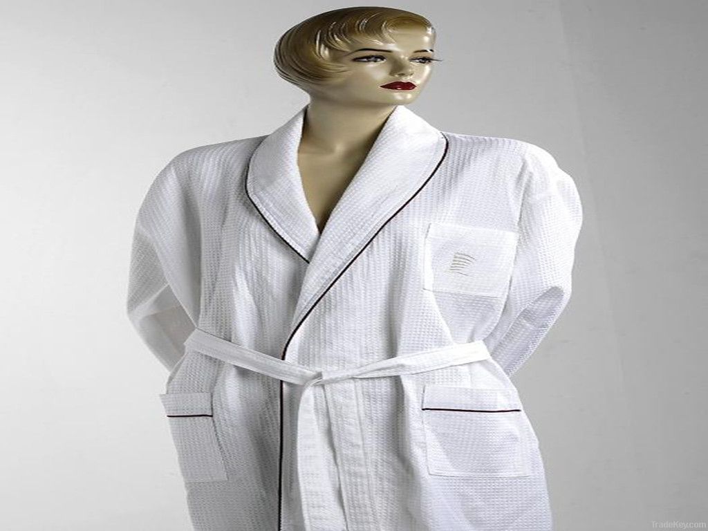 White Cotton Double Terry Bathrobes