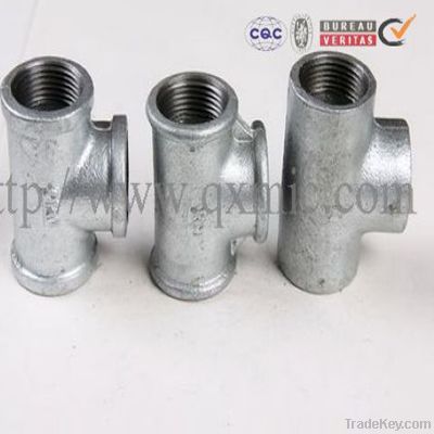 malleable iron pipe fitting tee