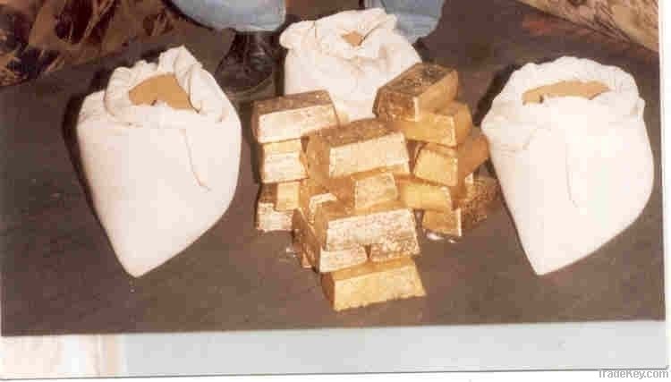 1kg -2kg Unrefined raw gold dore bar sample purchase