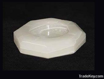 Onyx Marble Handicraft--ONYX Cigar ashtray--white