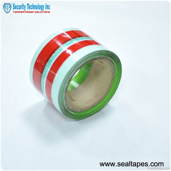 heat-resistant freon-proof water sensitive tamper evident tapes