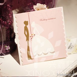xingxinyi handmade holiday paper greeting wedding card