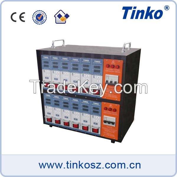 Tinko brand 12 zone dual hot runner temperature controller provide OEM service