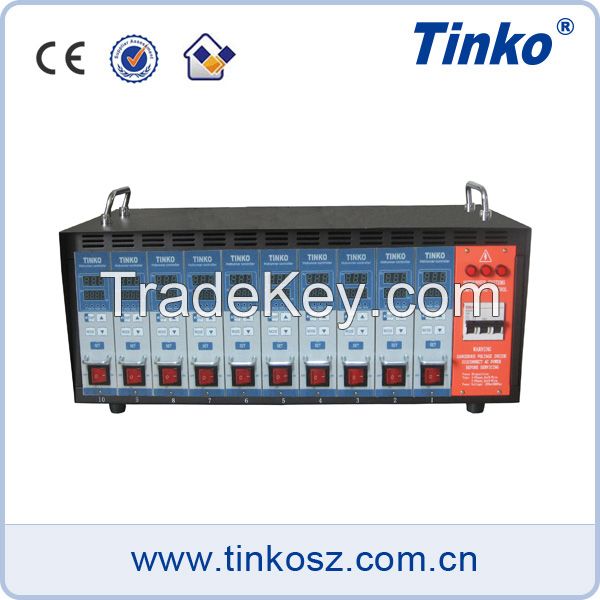 Tinko brand 10 zone hot runner temperature control box supplier in china provide OEM service