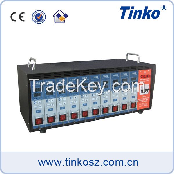 Tinko brand 10 zone hot runner temperature control box supplier in china provide OEM service