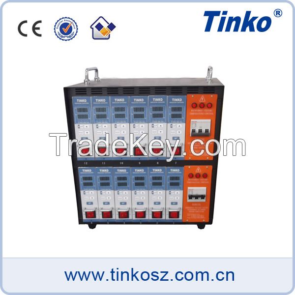 Tinko brand 12 zone dual hot runner temperature controller provide OEM service