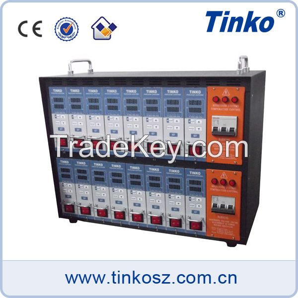 Tinko brand 16 zone dual hot runner temperature controller for injection mold provide OEM service