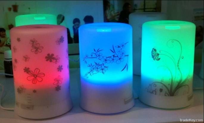 Ultrasonic electronic aroma diffuser/humidifier/LED night lamp