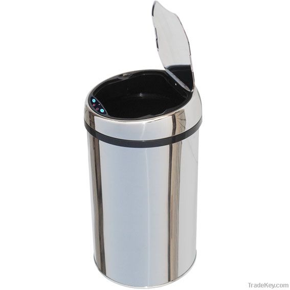 12 Liter Sanitary Sensor Waste Can, Touchless Rubbish Bin