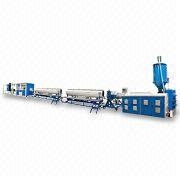 HDPE plastic pipe extrusion production line