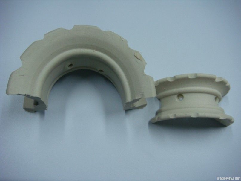 Ceramic different saddle ring