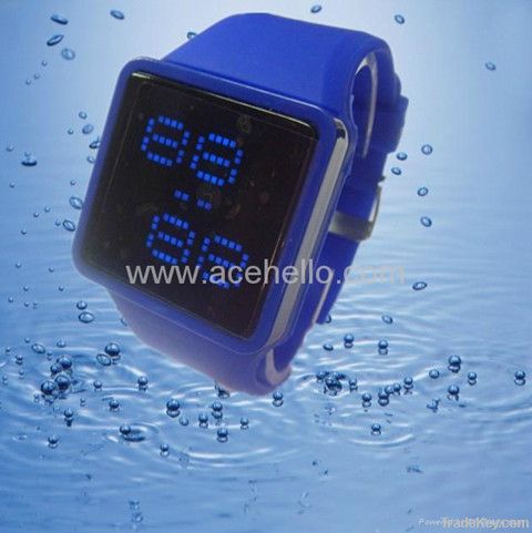 LED TOUCH SCREEN WATCH NEW SILICONE WATCH