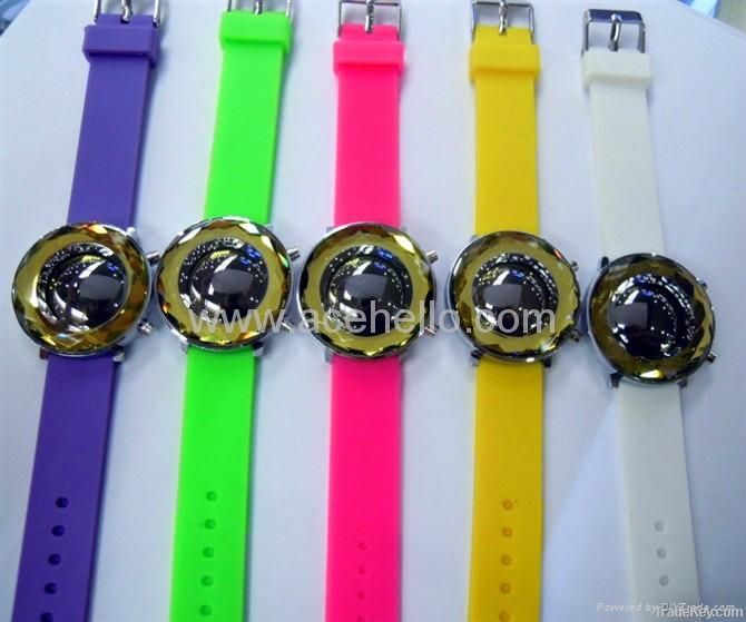 NEW MIRROR WATCH crystal watch