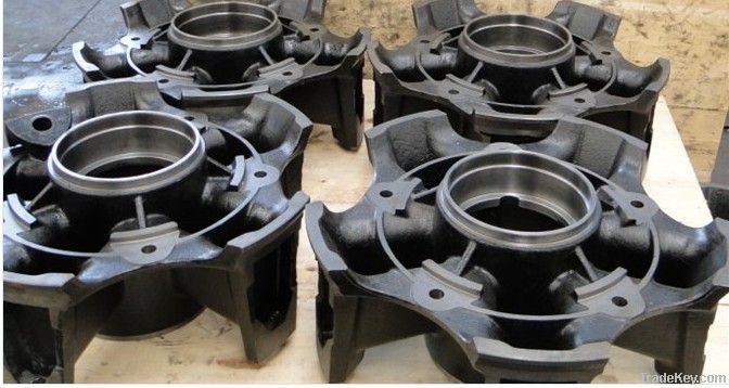 Iron casting wheel for truck