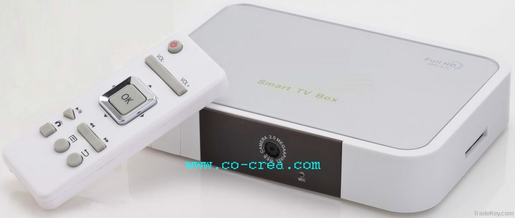 4.2 Dual Core 1G/8G Tv Box (Camera + Mic + Remote)