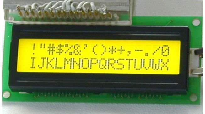 16*2 STN LCD module