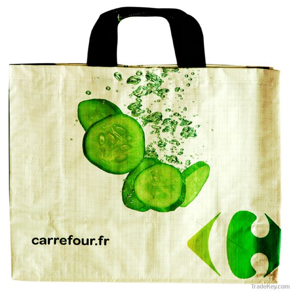 Eco-friendly PP woven shopping bags