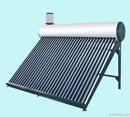 non-pressure evacuated tube solar water heaters