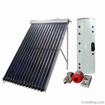 split pressure vacuum tube solar water heater system