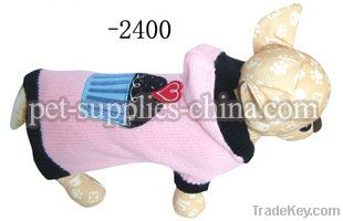 knit pet sweater, dog clothes, knit dog sweater(AF2400)
