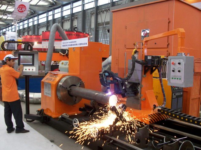 cnc pipe steel hot  cutting machine  