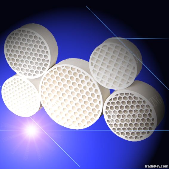 Honeycomb ceramics for electro heat equipment