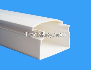 plastic electrical cable trunking pvc wiring duct