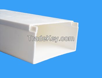 plastic electrical cable trunking pvc wiring duct