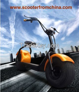 Harley style electric scooter citycoco