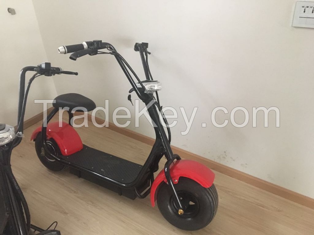 Harley style electric scooter citycoco