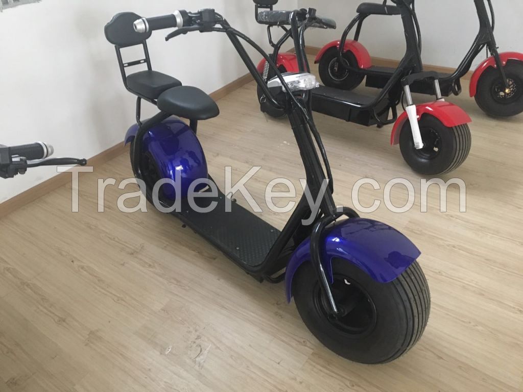 Harley style electric scooter citycoco