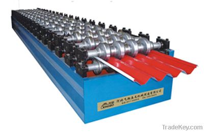 Deduction trough roll forming machine