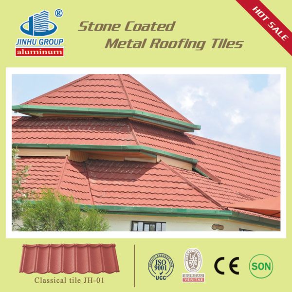 SONCAP certificated colourful stone coated roofing tiles