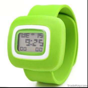 Fashion Silicone Slap Watch