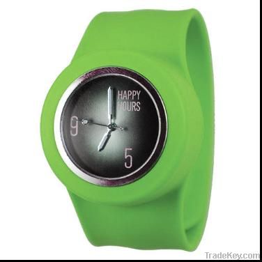 Fashion Silicone Slap Watch