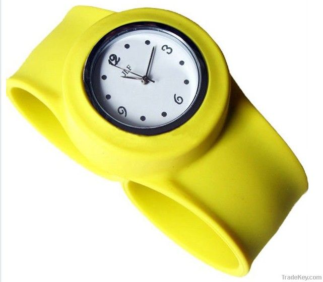 Fashion Silicone Slap Watch