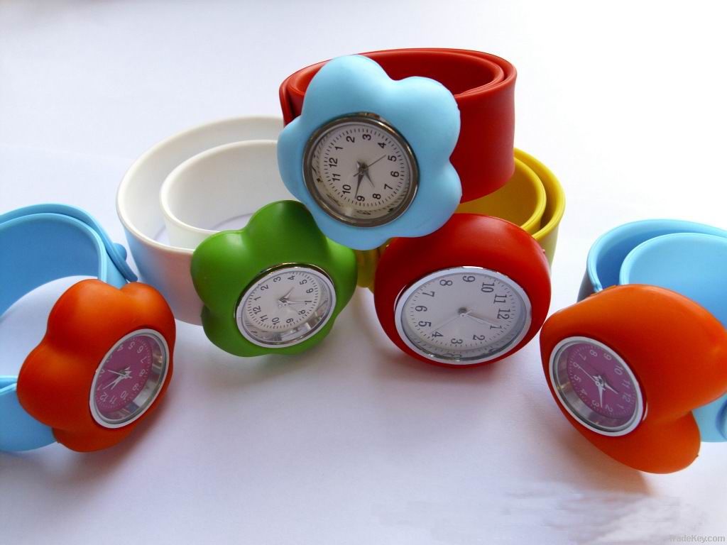 Fashion Silicone Slap Watch