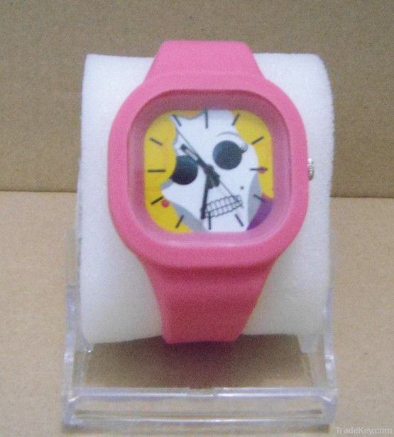 Silicone jelly watch