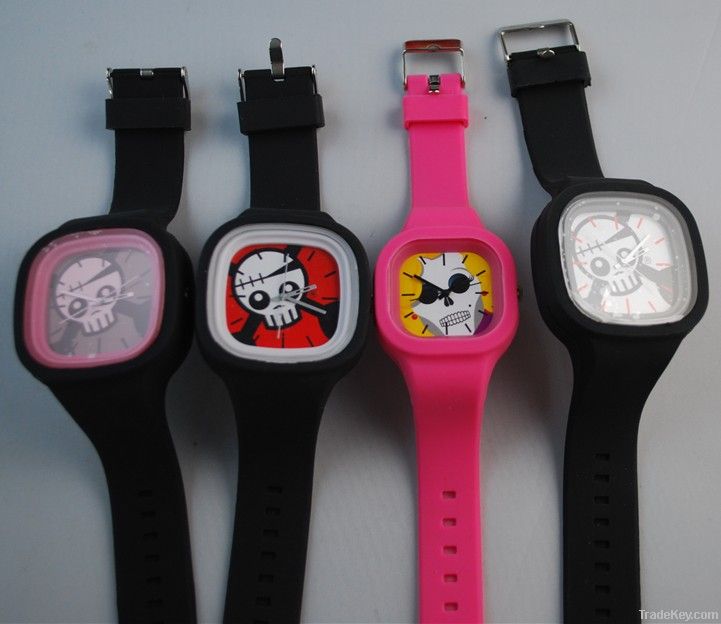 Silicone jelly watch