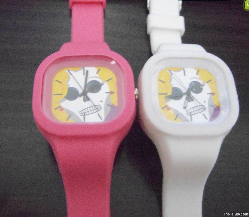 jelly skull watch