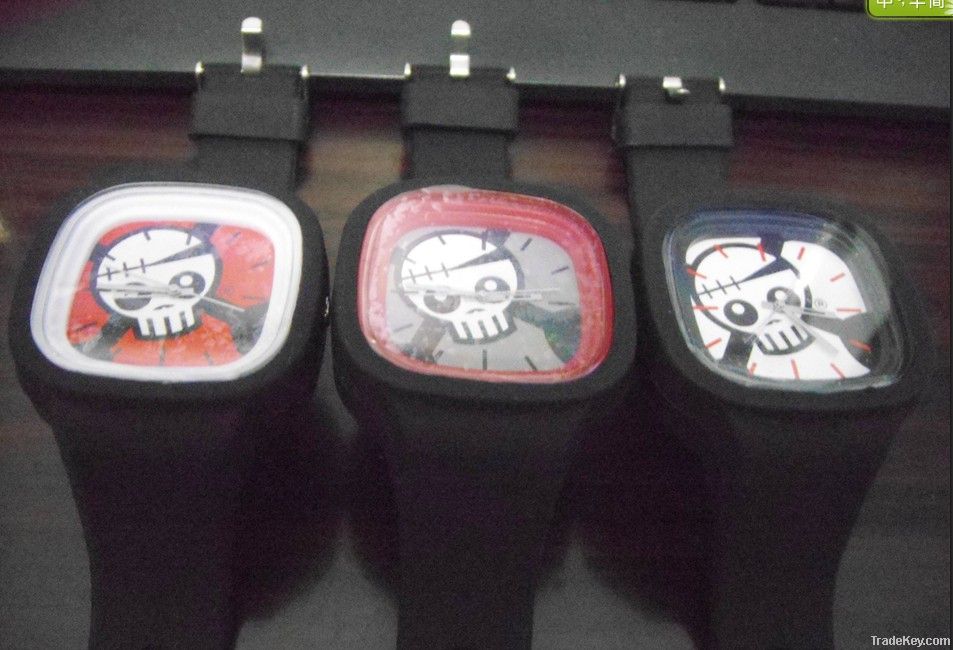 jelly skull watch