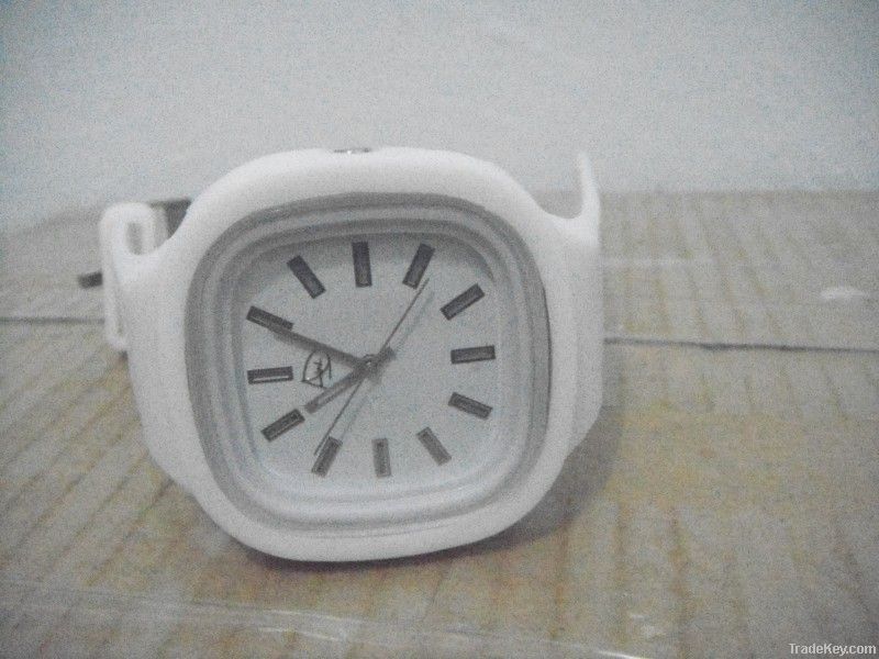 Silicone lighting watch