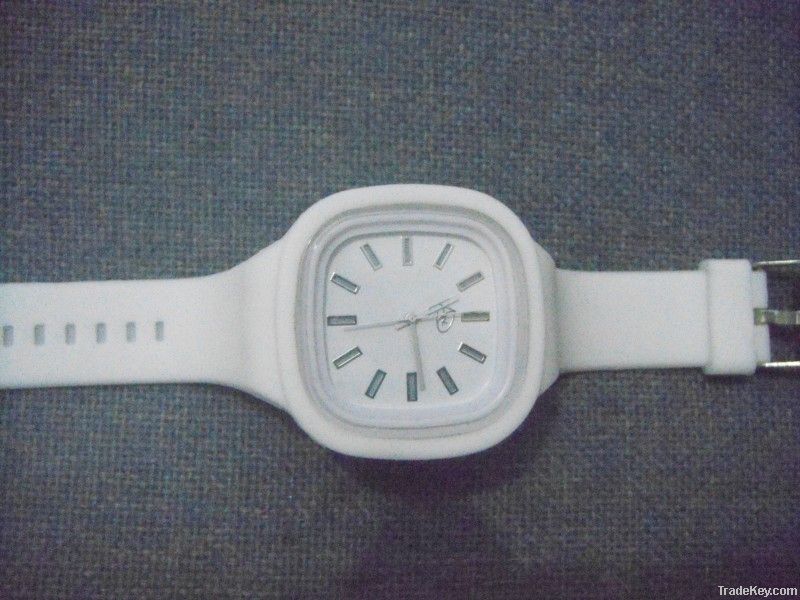 silicone lighting watch