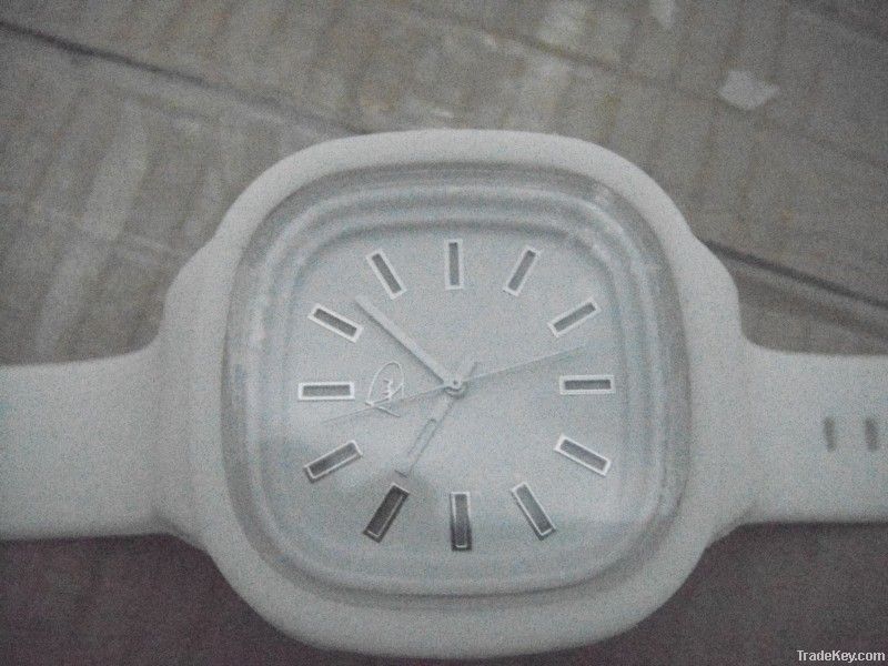 silicone lighting watch