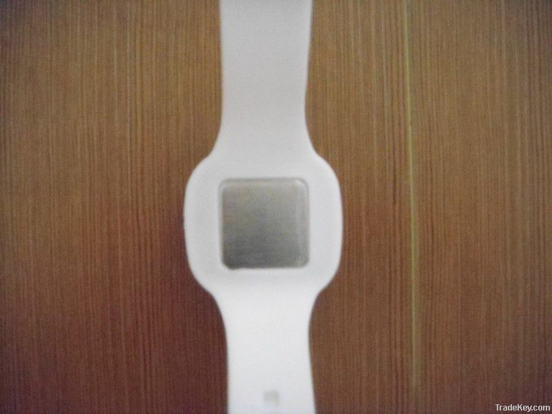 Silicone lighting watch