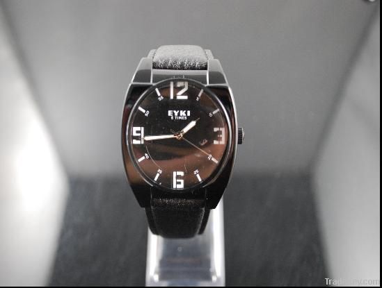 Leather watch